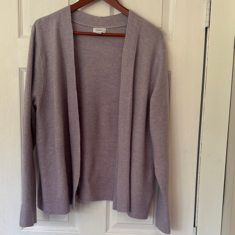 Old Navy Purple Cardigan Sweater